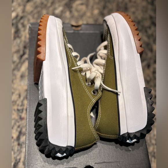 Converse Run Star Hike Women Size 7 Army Green Color - Picture 6 of 12